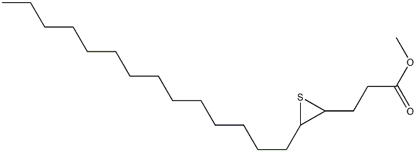 4,5-Epithiononadecanoic acid methyl ester Struktur