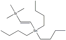 (E)-1-(Tributylstannyl)-2-(trimethylsilyl)ethene Struktur