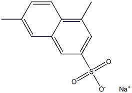 4,7-Dimethyl-2-naphthalenesulfonic acid sodium salt Struktur