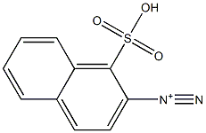 1-Sulfonaphthalene-2-diazonium Struktur