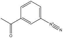 3-Acetylbenzenediazonium Struktur