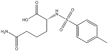 [R,(-)]-2-(Tosylamino)-5-carbamoylvaleric acid Struktur