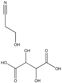 Tartaric acid/methanol/acetonitrile Struktur