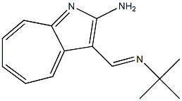 2-Amino-3-(tert-butyliminomethyl)cyclohepta[b]pyrrole Struktur