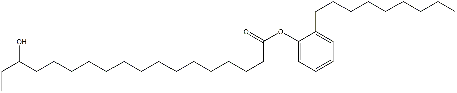 16-Hydroxystearic acid 2-nonylphenyl ester Struktur