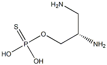 Thiophosphoric acid dihydrogen S-(2,3-diaminopropyl) ester Struktur