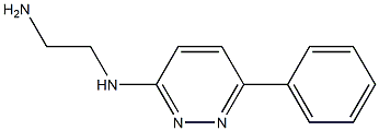 3-(2-Aminoethylamino)-6-phenylpyridazine Struktur