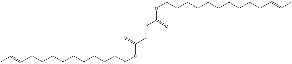 Succinic acid di(11-tridecenyl) ester Struktur