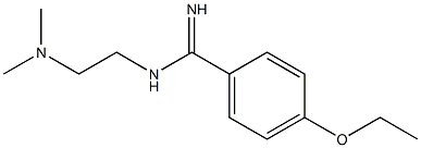 N-[2-(Dimethylamino)ethyl]-4-ethoxybenzamidine Struktur