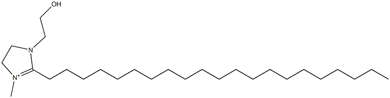 2-Henicosyl-4,5-dihydro-1-(2-hydroxyethyl)-3-methyl-1H-imidazol-3-ium Struktur