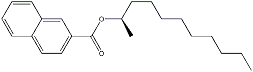 (-)-2-Naphthoic acid [(R)-1-methyldecyl] ester Struktur