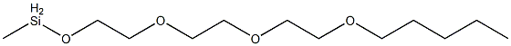 Methyl[2-[2-[2-(pentyloxy)ethoxy]ethoxy]ethoxy]silane Struktur