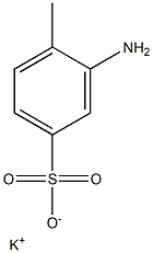 3-Amino-4-methylbenzenesulfonic acid potassium salt Struktur