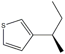 [R,(-)]-3-sec-Butylthiophene Struktur