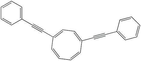 1,4-Bis(phenylethynyl)cycloocta-1,3,5,7-tetrene Struktur