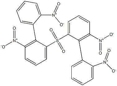 (2-Nitrophenyl)(3-nitrophenyl) sulfone Struktur