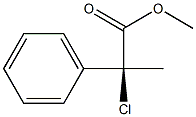 [S,(+)]-2-Chloro-2-phenylpropionic acid methyl ester Struktur