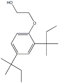 2-(2,4-Di-tert-pentylphenoxy)ethanol Struktur