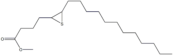 5,6-Epithiooctadecanoic acid methyl ester Struktur