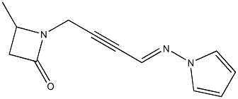 1-(4-Pyrrolizino-2-butynyl)-4-methylazetidin-2-one Struktur