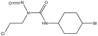 1-(4-Bromocyclohexyl)-3-(2-chloroethyl)-3-nitrosourea Struktur