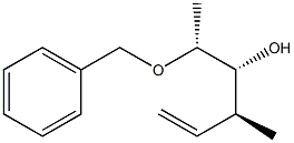 (2R,3R,4S)-2-Benzyloxy-4-methyl-5-hexen-3-ol Struktur