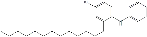 2-Tridecyl[iminobisbenzen]-4-ol Struktur