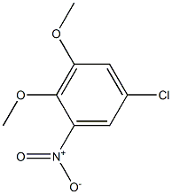 5-Chloro-2,3-dimethoxy-1-nitrobenzene Struktur