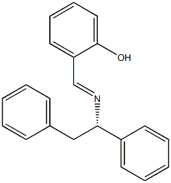 (-)-o-[N-[(S)-1,2-Diphenylethyl]formimidoyl]phenol Struktur