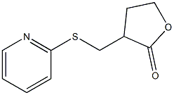 Dihydro-3-[(2-pyridinylthio)methyl]furan-2(3H)-one Struktur