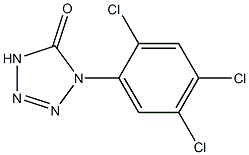 1-(2,4,5-Trichlorophenyl)-1H-tetrazol-5(4H)-one Struktur