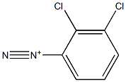 2,3-Dichlorobenzenediazonium Struktur