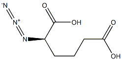 [R,(+)]-2-Azidoadipic acid Struktur