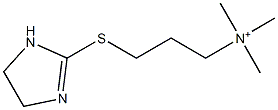 [3-[(4,5-Dihydro-1H-imidazol-2-yl)thio]propyl]trimethylaminium Struktur