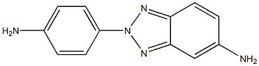 5-Amino-2-(p-aminophenyl)-2H-benzotriazole Struktur