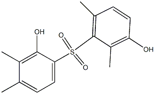 2,3'-Dihydroxy-2',3,4,6'-tetramethyl[sulfonylbisbenzene] Struktur