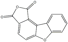 Dibenzofuran-1,2-dicarboxylic anhydride Struktur