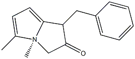 (4S,5S)-1-Benzyl-4,5-dimethyl-2-pyrrolizinone Struktur