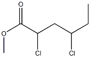 2,4-Dichlorocaproic acid methyl ester Struktur