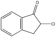 2-Chloro-2,3-dihydro-1H-indene-1-one Struktur