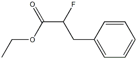 2-Fluoro-3-phenylpropanoic acid ethyl ester Struktur