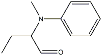 2-(N-Methylanilino)butanal Struktur