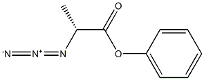 [R,(+)]-2-Azidopropionic acid phenyl ester Struktur