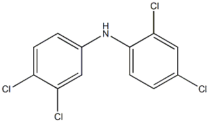 2,4-Dichlorophenyl 3,4-dichlorophenylamine Struktur