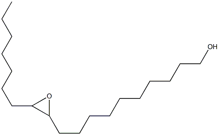 11,12-Epoxynonadecan-1-ol Struktur