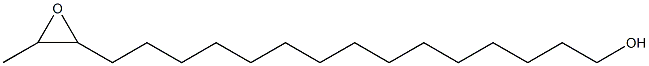 16,17-Epoxy-1-octadecanol Struktur