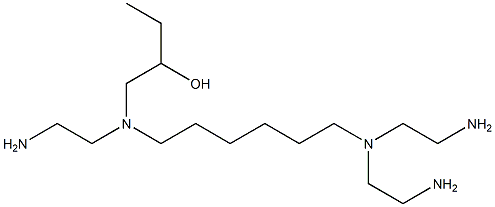 1-[N-(2-Aminoethyl)-N-[6-[bis(2-aminoethyl)amino]hexyl]amino]-2-butanol Struktur