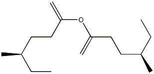 (-)-[(R)-3-Methylpentyl]vinyl ether Struktur