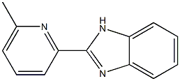 2-(6-Methyl-2-pyridyl)-1H-benzimidazole Struktur