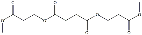 Succinic acid bis(2-methoxycarbonylethyl) ester Struktur